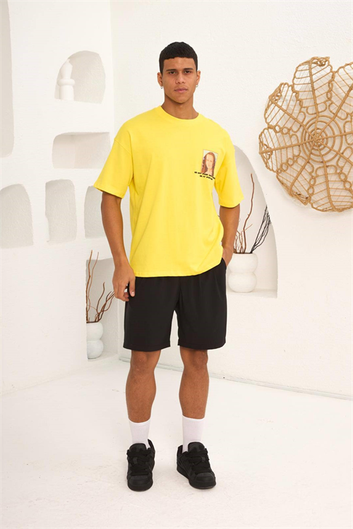 Wholesale Mens Yellow T-Shirt