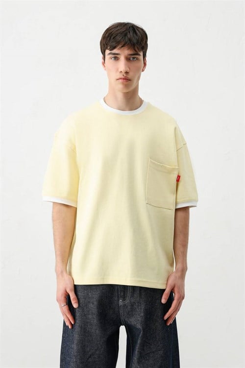 Wholesale Mens Yellow T-Shirt