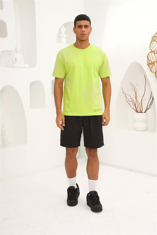 Wholesale Mens Yellowish Green T-Shirt