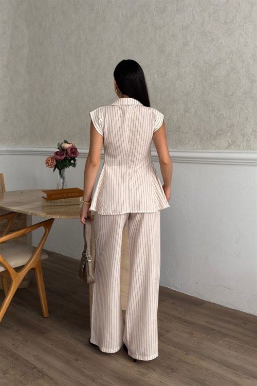 Wholesale Stone Striped Two-Piece Set