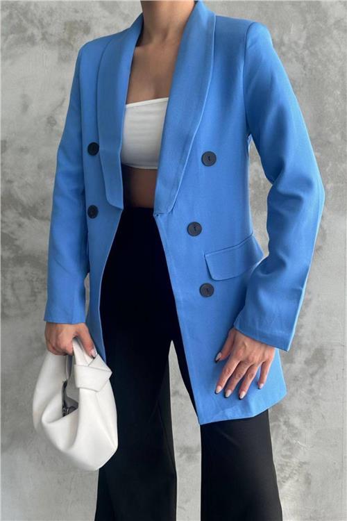 Wholesale Women Blue Blazer