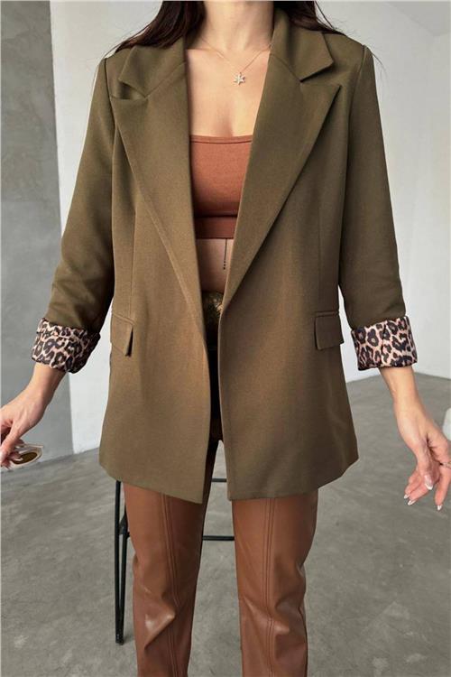 Wholesale Women Khaki  Blazer