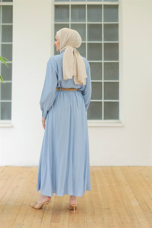 Wholesale Womens Baby Blue Skirt Set