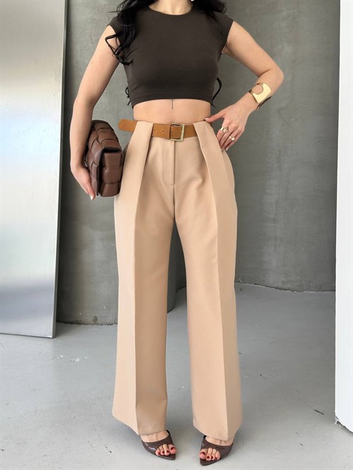 Wholesale Womens Beige Pants