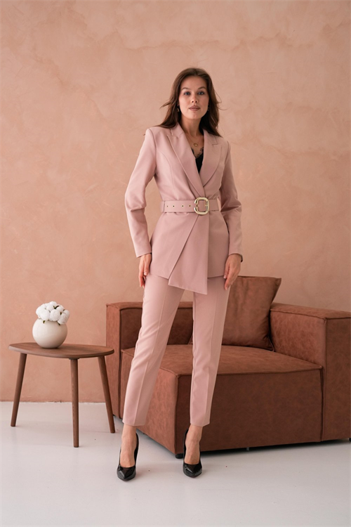 Wholesale Womens Beige Two-Piece Suit 