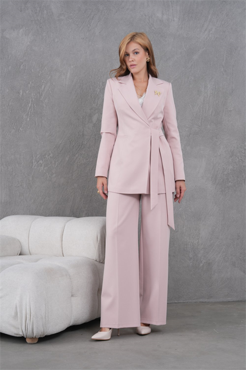 Wholesale Womens Beige Two-Piece Suit 