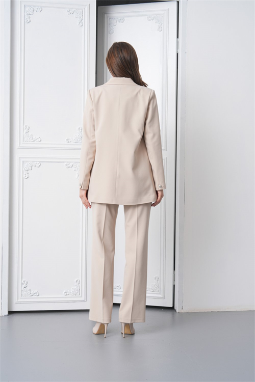 Wholesale Womens Beige Two-Piece Suit 