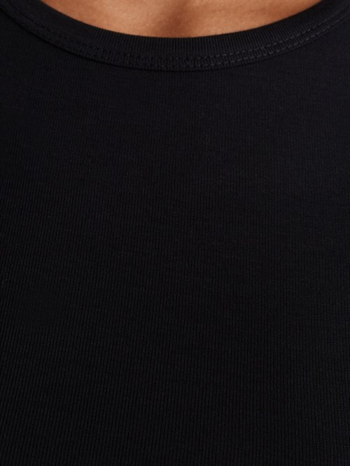 Wholesale Womens Black Crop T-Shirt