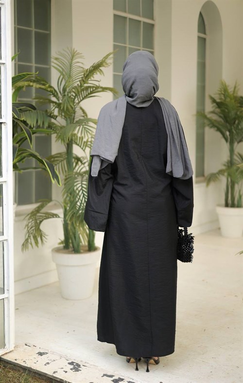 Wholesale Womens Black Maxi Hijab Dress