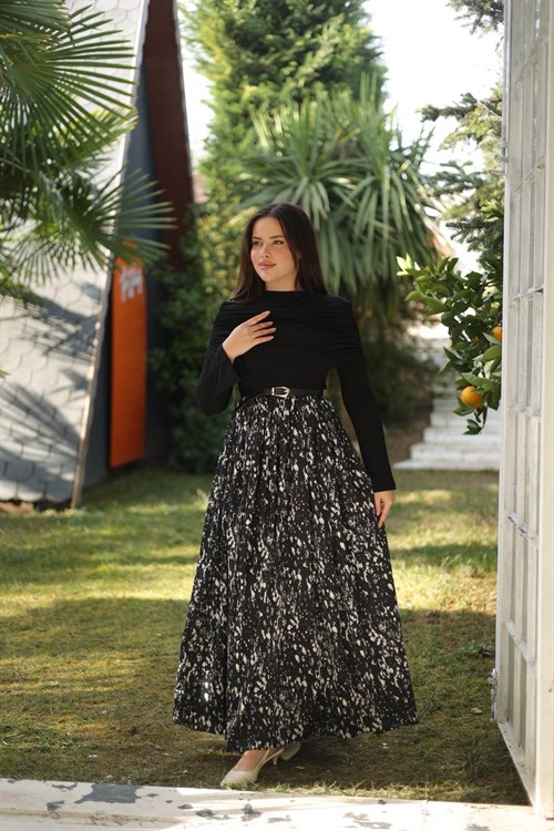 Wholesale Womens Black Maxi Hijab Dress