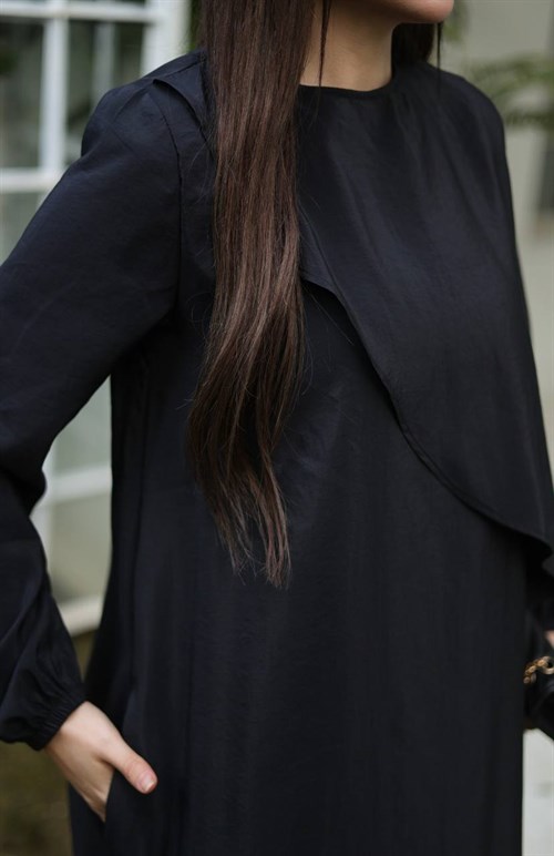 Wholesale Womens Black Maxi Hijab Dress