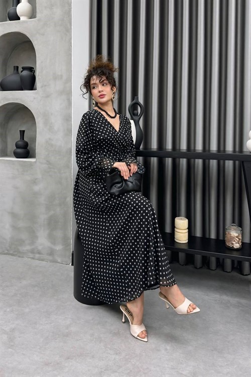 Wholesale Womens Black Maxi Hijab Dress