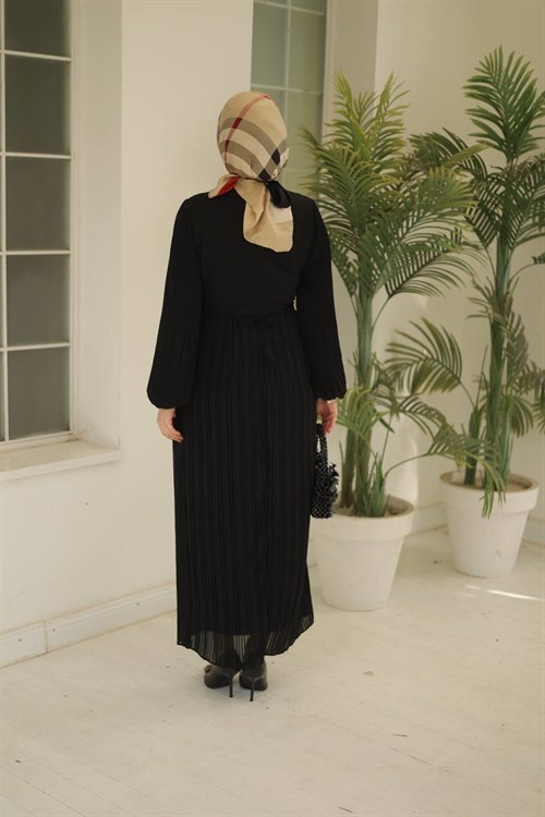 Wholesale Womens Black Maxi Hijab Dress