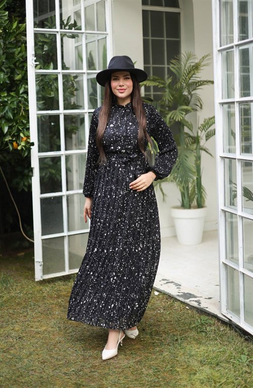 Wholesale Womens Black Maxi Hijab Dress