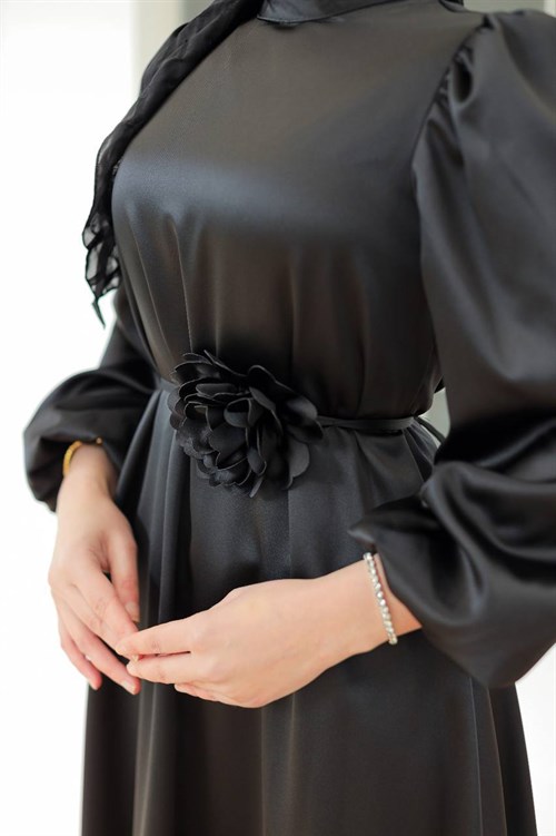 Wholesale Womens Black Maxi Hijab Dress