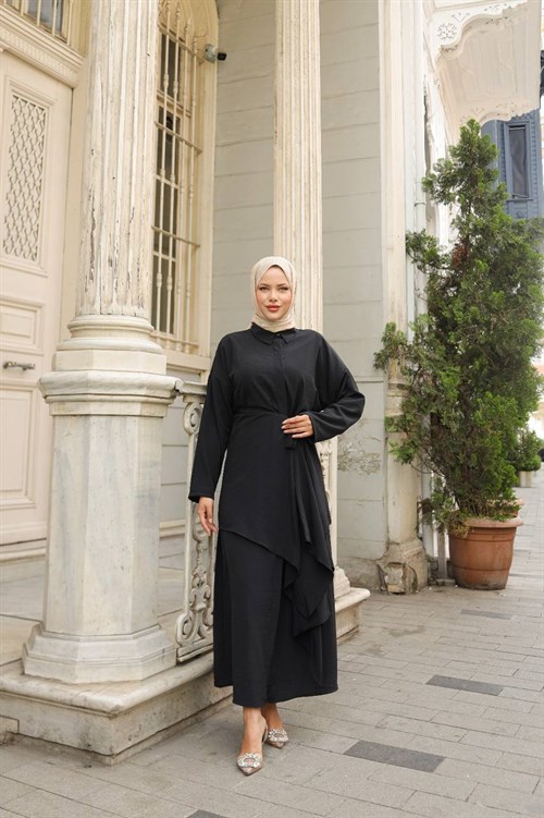 Wholesale Womens Black Maxi Hijab Dress