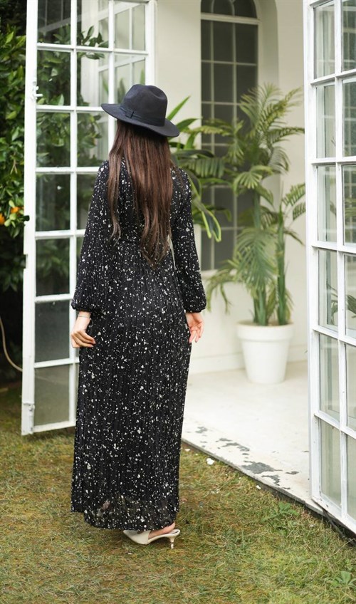 Wholesale Womens Black Maxi Hijab Dress