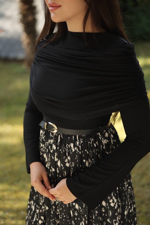 Wholesale Womens Black Maxi Hijab Dress