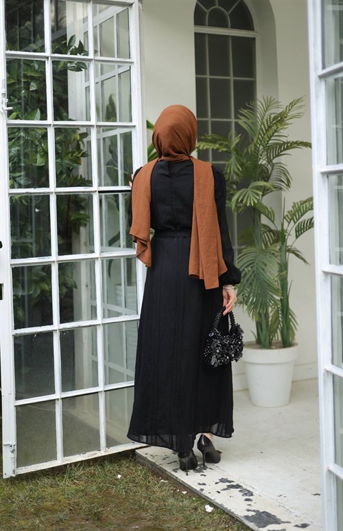Wholesale Womens Black Maxi Hijab Dress