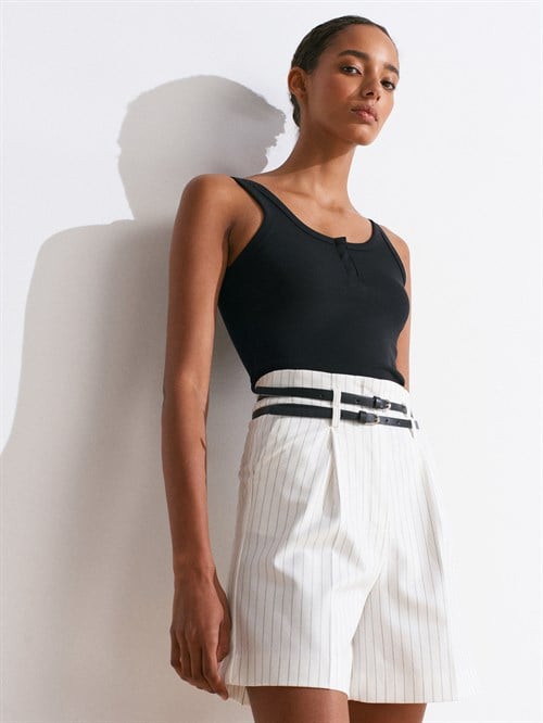 Wholesale Womens Black Modal Cotton Tank Top