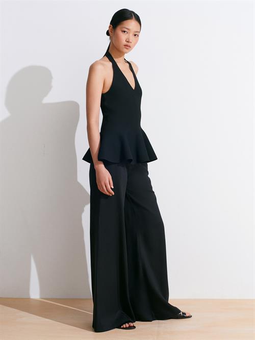 Wholesale Womens Black Palazzo Trousers