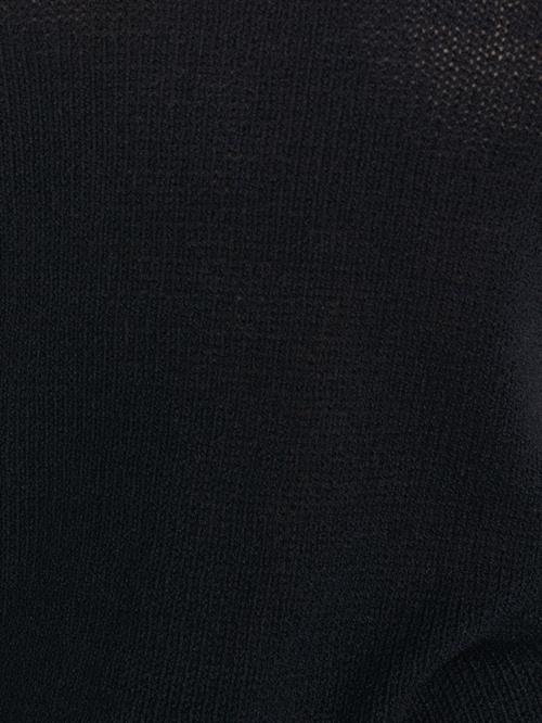 Wholesale Womens Black Scoop-Neck Flowy Sweater