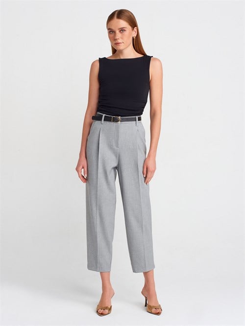 Wholesale Womens Black Side Gathered Boat-Neck Top