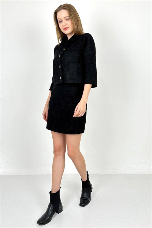 Wholesale Womens Black Skirt Suit 