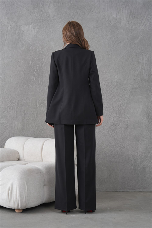 Wholesale Womens Black Two-Piece Suit 