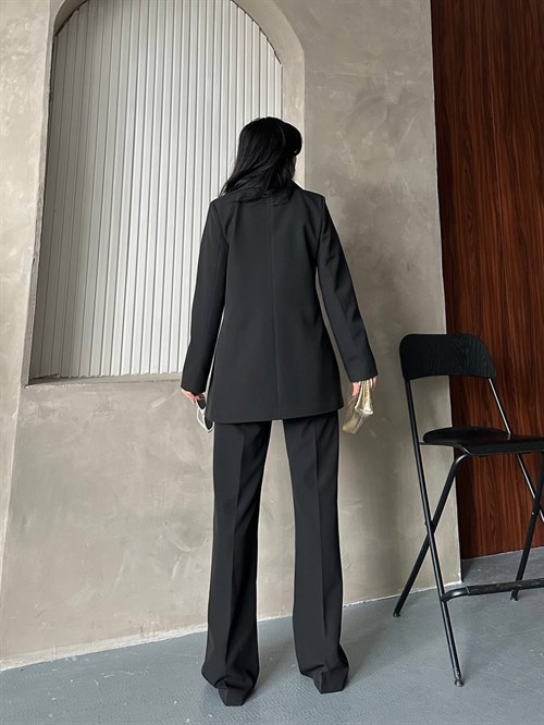 Wholesale Womens Black Two-Piece Suit 