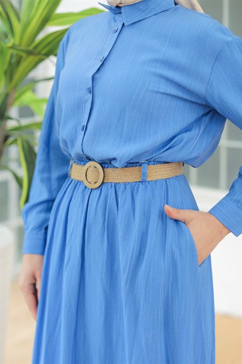 Wholesale Womens Blue Skirt Set