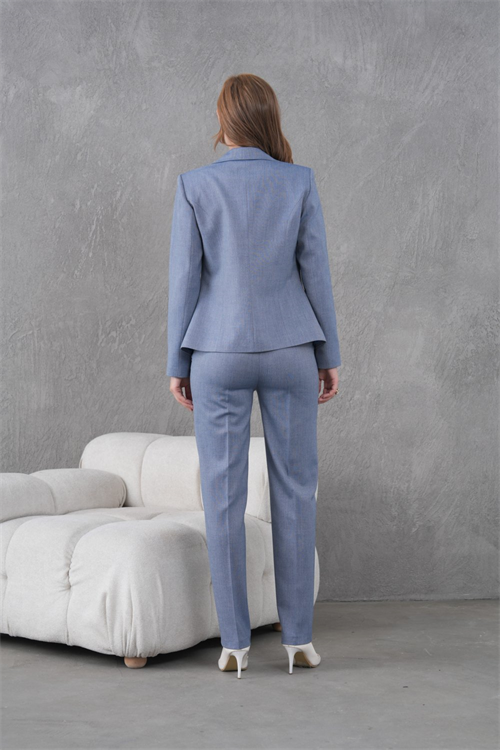 Wholesale Womens Blue Two-Piece Suit 