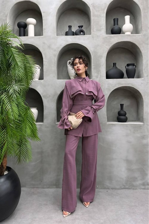 Wholesale Womens Blush Two-Piece Hijab Set