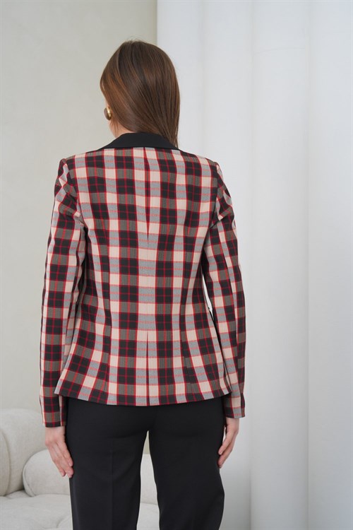 Wholesale Womens Bordeaux Plus Size Blazer