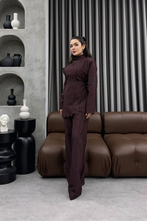 Wholesale Womens Bordeaux Two-Piece Hijab Set