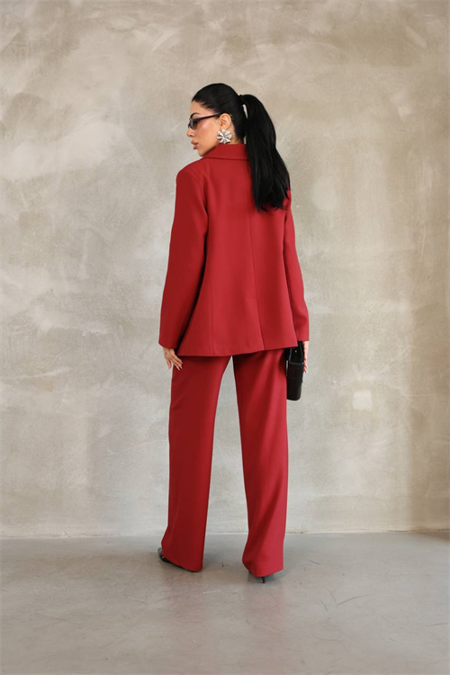 Wholesale Womens Brick Three-Piece Suit 