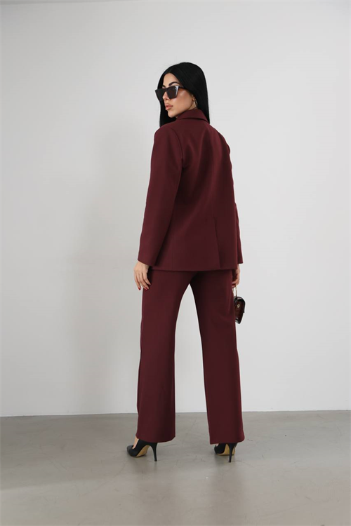 Wholesale Womens Brown Two-Piece Suit 