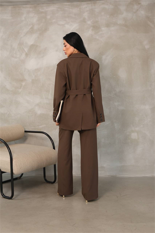 Wholesale Womens Brown Two-Piece Suit 