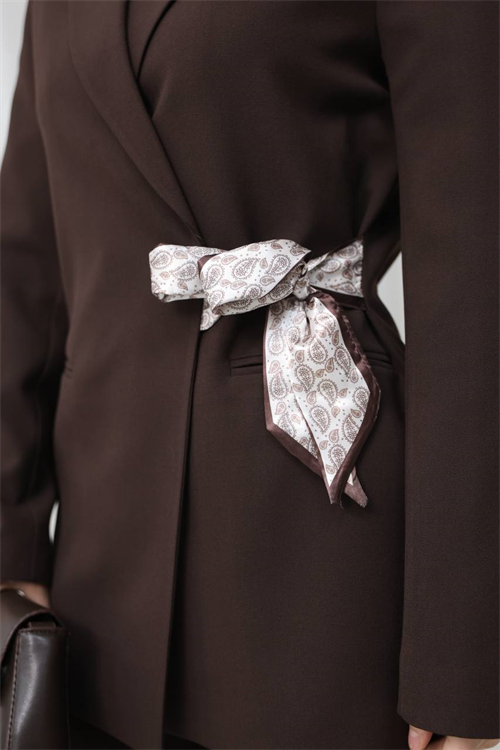 Wholesale Womens Brown Two-Piece Suit 