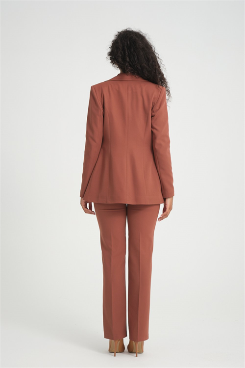 Wholesale Womens Brown Two-Piece Suit 