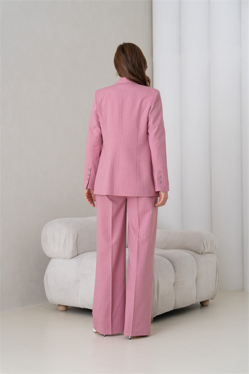 Wholesale Womens Dusty Rose Plus Size Two-Piece Suit 