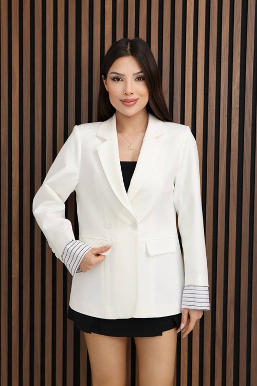 Wholesale Womens Ecru Blazer