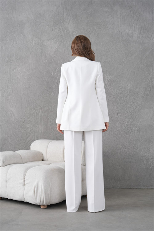 Wholesale Womens Ecru Two-Piece Suit 