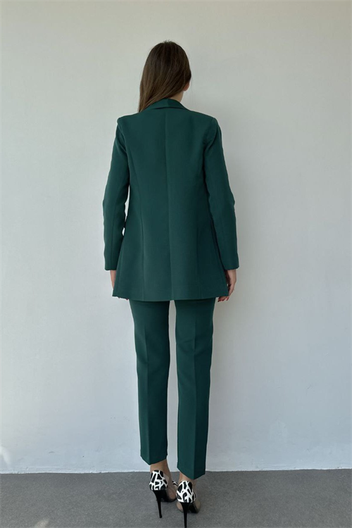 Wholesale Womens Emerald Green Two-Piece Suit 