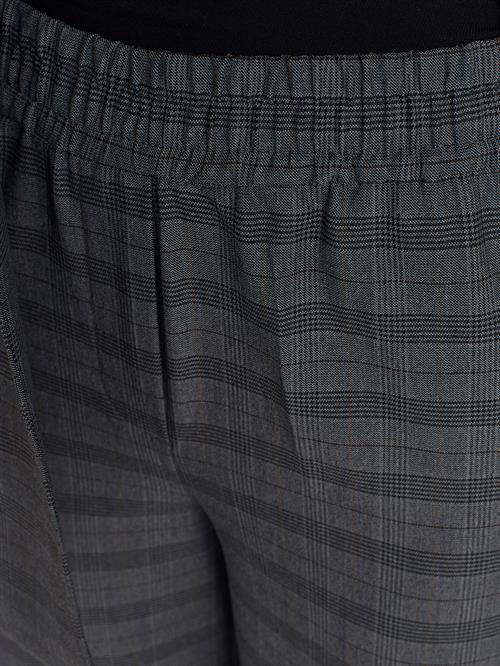 Wholesale Womens Gray Plaid Trousers