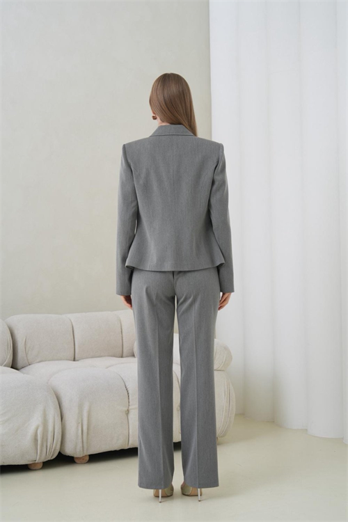 Wholesale Womens Gray Two-Piece Suit 