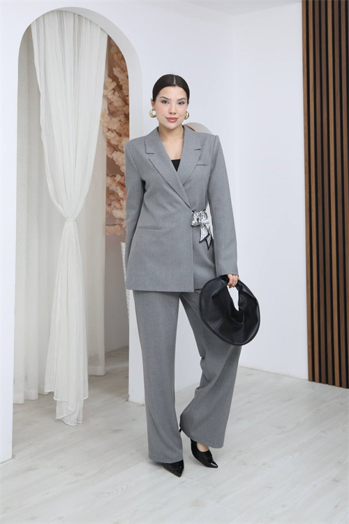 Wholesale Womens Gray Two-Piece Suit 