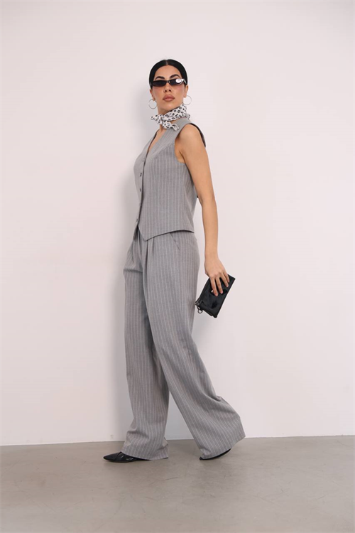 Wholesale Womens Gray Two-Piece Suit 