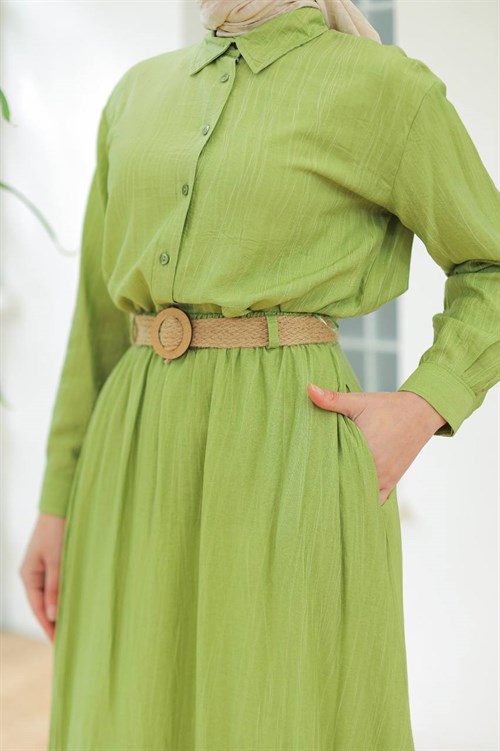 Wholesale Womens Green Skirt Set