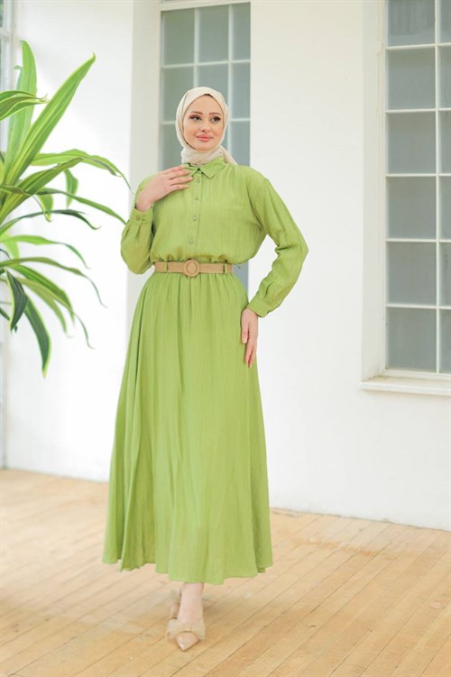 Wholesale Womens Green Skirt Set